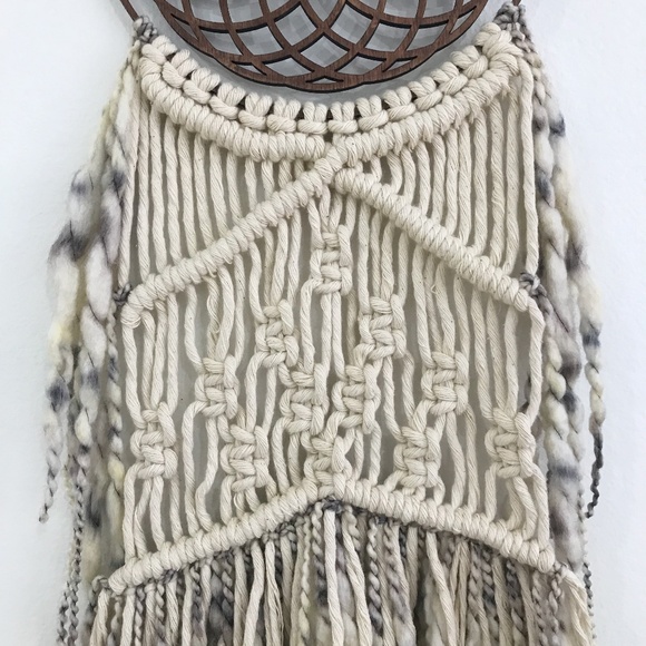 Macrame Wall Hanging Sacred Geometry Meditation - Picture 4 of 8